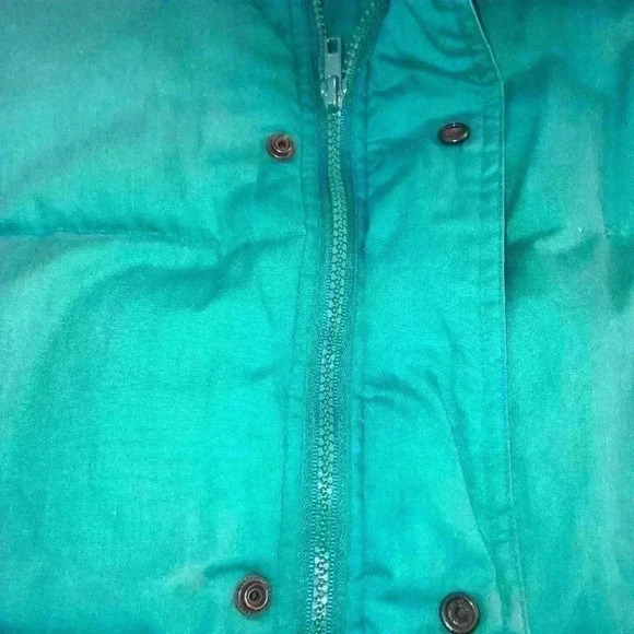 PUFFER JACKET Gray Duck Down and Feather filled Vintage Size XL - Picture 11 of 13